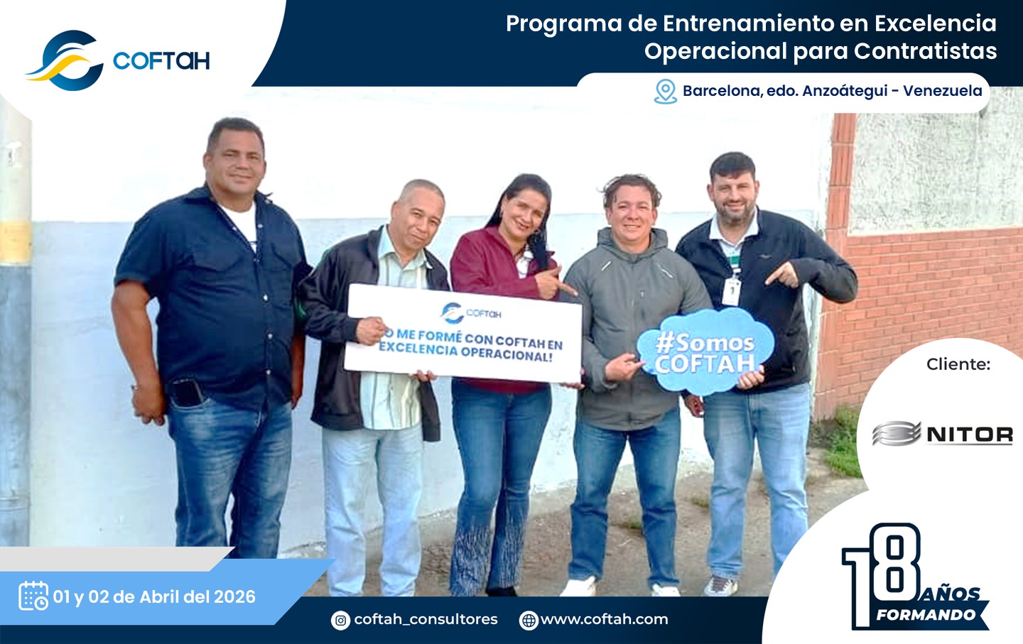 Lee más sobre el artículo Programa de Entrenamiento en Excelencia Operacional para Contratistas en NITOR