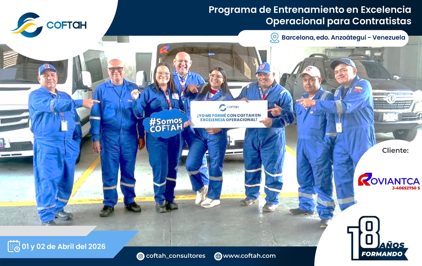 Lee más sobre el artículo Programa de Entrenamiento en Excelencia Operacional para Contratistas en ROVIANTCA