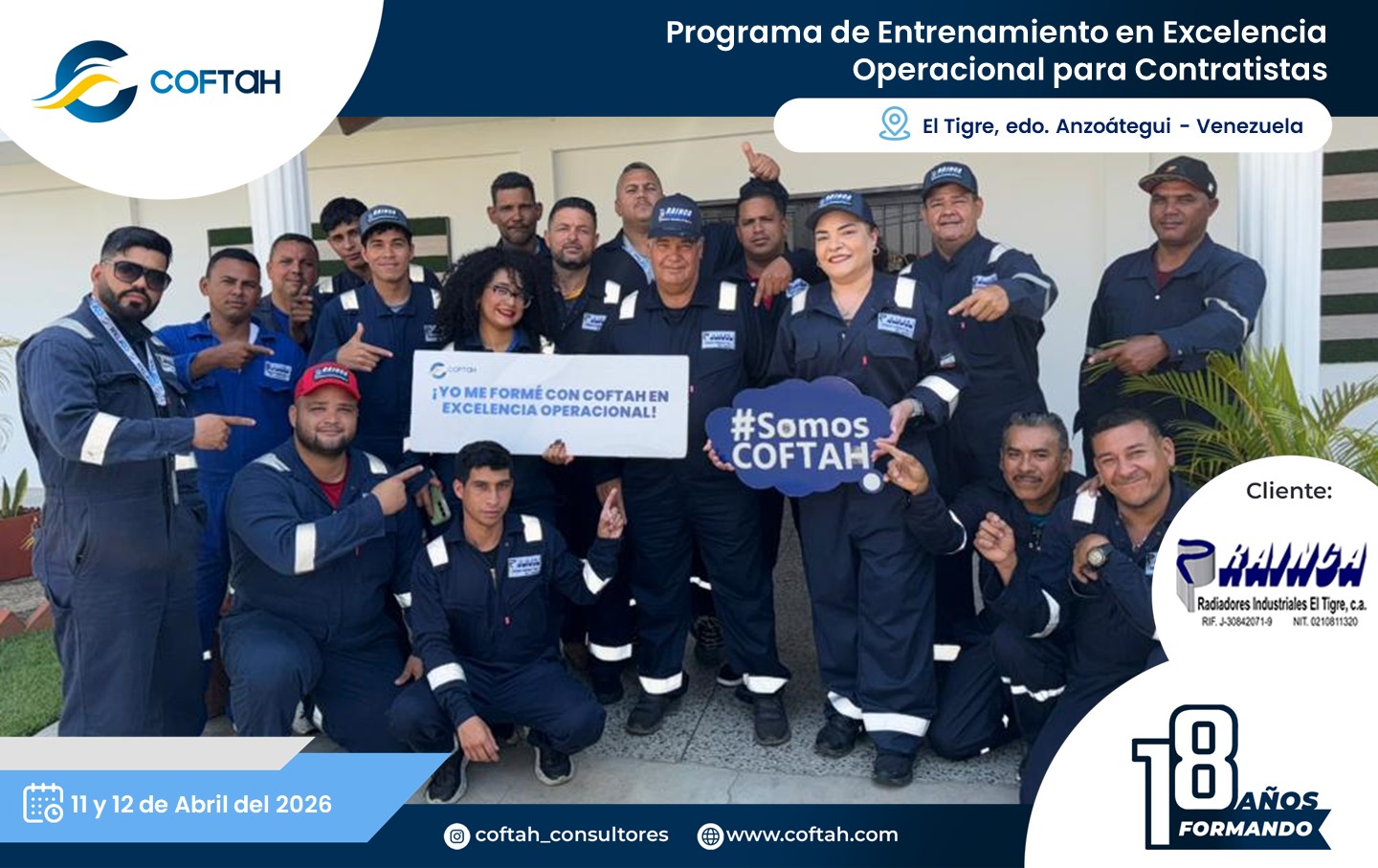 Lee más sobre el artículo Programa de Entrenamiento en Excelencia Operacional para Contratistas en RAINCA