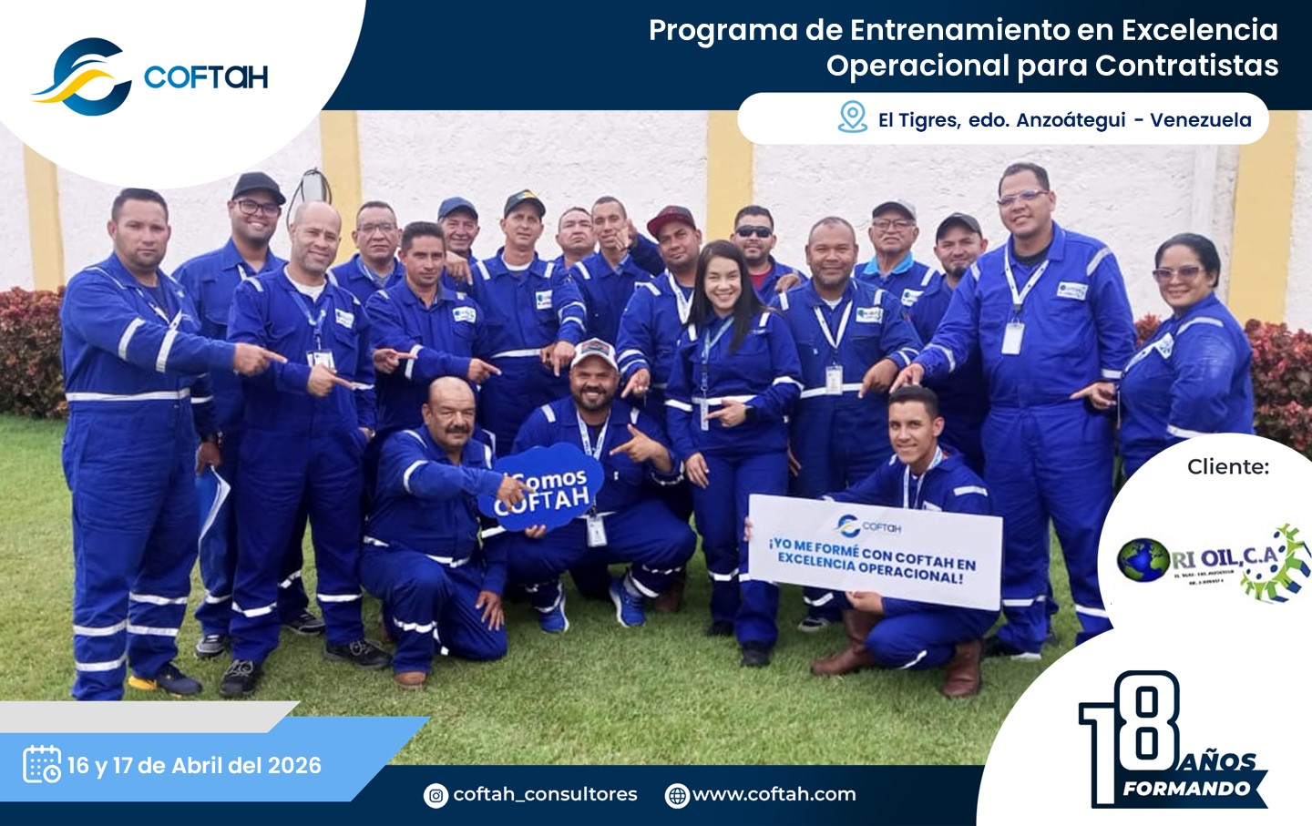 Lee más sobre el artículo Programa de Entrenamiento en Excelencia Operacional para Contratistas en ORIOIL