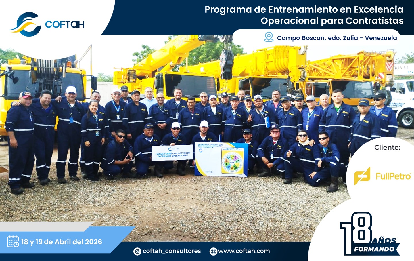 Lee más sobre el artículo Programa de Entrenamiento en Excelencia Operacional para Contratistas en FULLPETRO