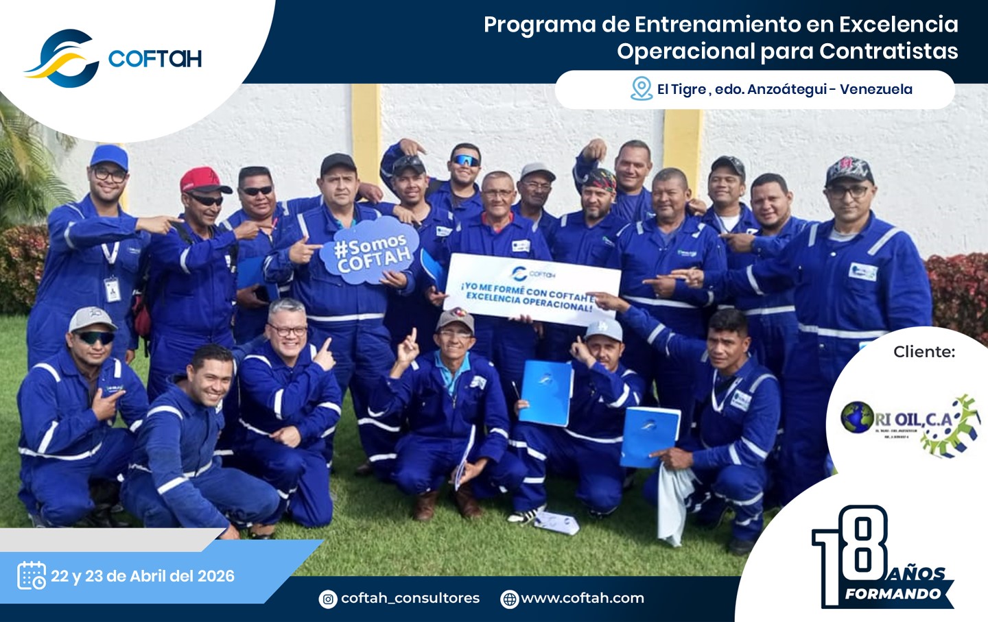 Lee más sobre el artículo Programa de Entrenamiento en Excelencia Operacional para Contratistas en ORIOIL