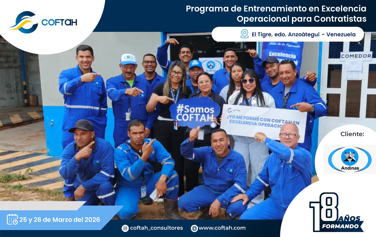 Lee más sobre el artículo Programa de Entrenamiento en Excelencia Operacional para Contratistas en ANDINAS