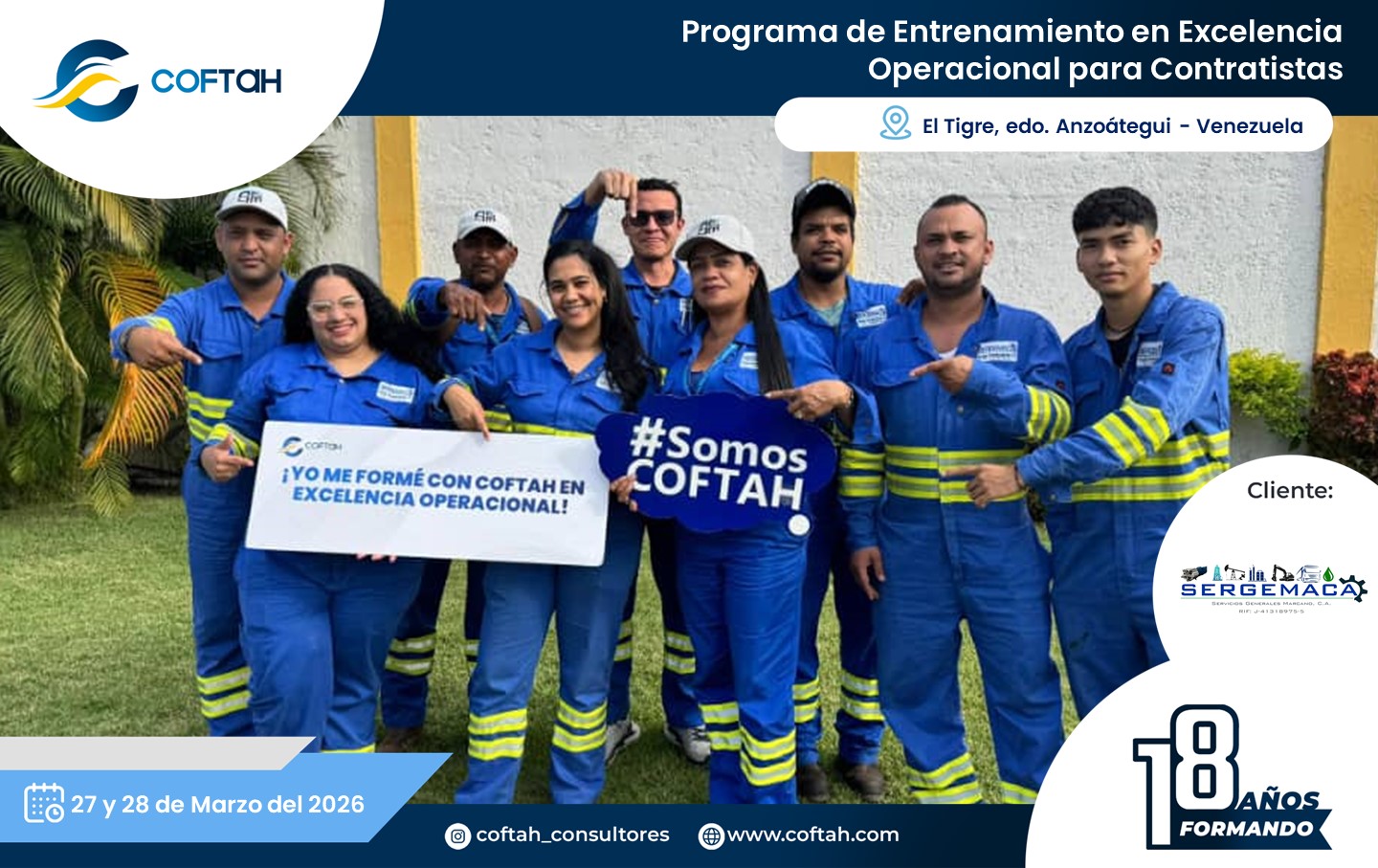 Lee más sobre el artículo Programa de Entrenamiento en Excelencia Operacional para Contratistas en SERGEMACA