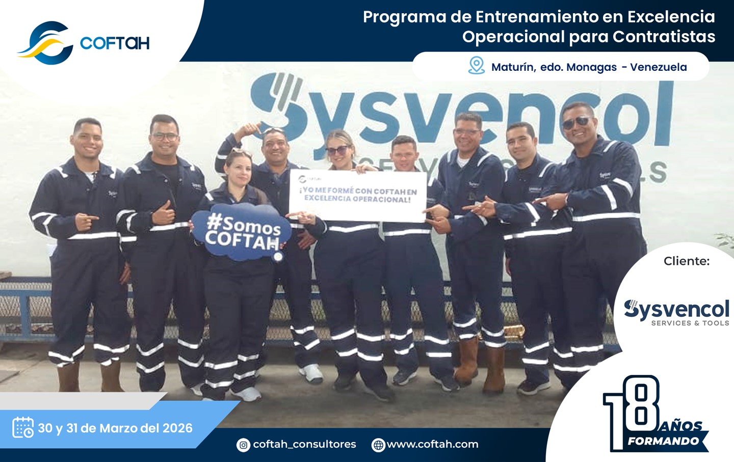 Lee más sobre el artículo Programa de Entrenamiento en Excelencia Operacional para Contratistas en SYSVENCOL