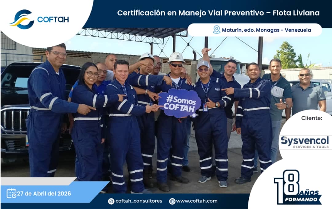 Lee más sobre el artículo Certificación en Manejo Vial Preventivo – Flota Liviana en SYSVENCOL