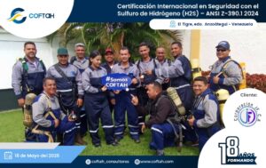 Certificación Internacional con el Sulfuro de Hidrógeno H2S – ANSI Z-390.1 2024