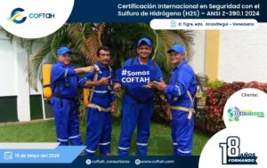 Certificación Internacional con el Sulfuro de Hidrógeno H2S – ANSI Z-390.1 2024