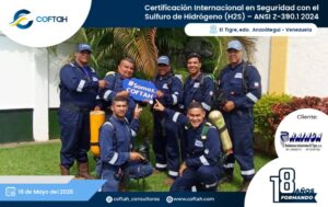 Certificación Internacional con el Sulfuro de Hidrógeno H2S – ANSI Z-390.1 2024