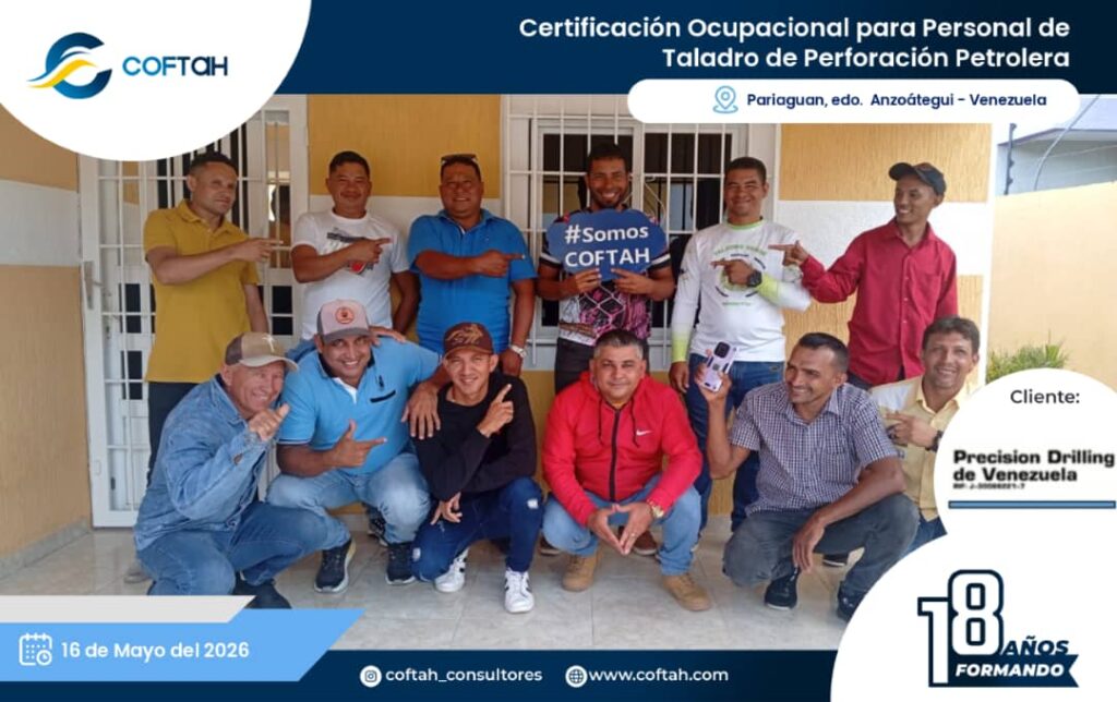 Certificación Ocupacional para Personal de Taladros de Perforación Petrolera