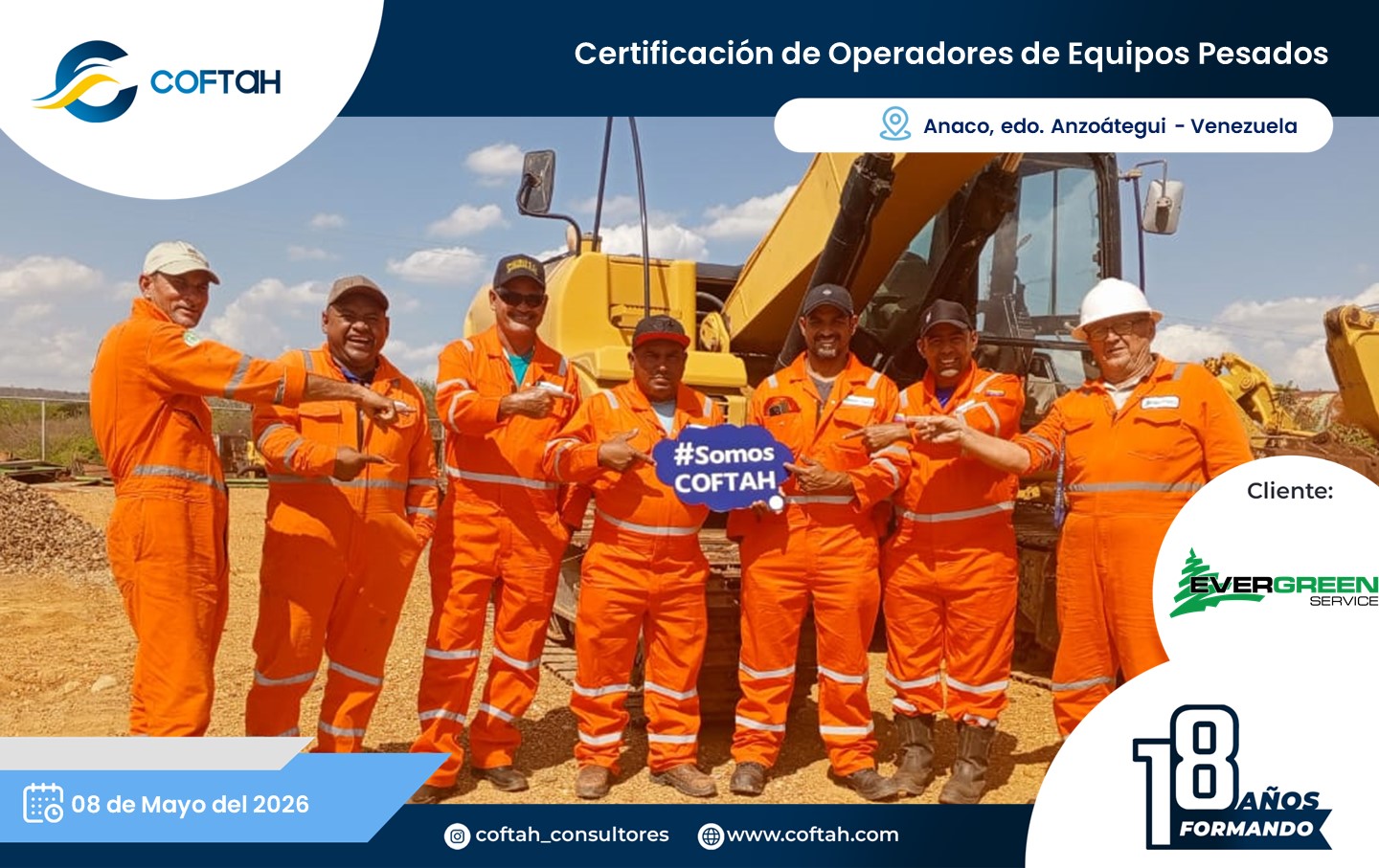 Lee más sobre el artículo Certificación de Operadores de Equipos Pesados en EVERGREEN SERVICE