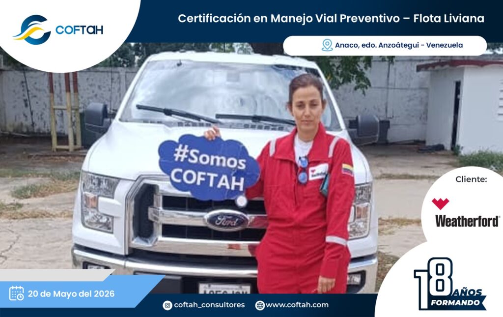 Certificación en Manejo Vial Preventivo – Flota Liviana
