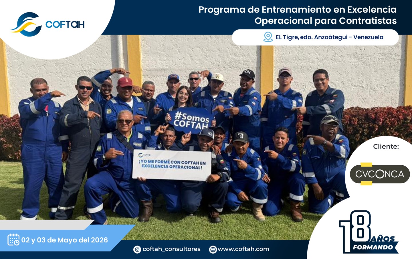 Lee más sobre el artículo Programa de Entrenamiento en Excelencia Operacional para Contratistas en CVCONCA