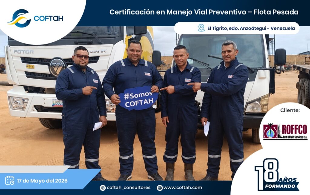 Certificación en Manejo Vial Preventivo – Flota Pesada