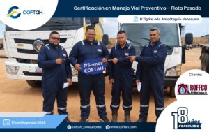 Certificación en Manejo Vial Preventivo – Flota Pesada
