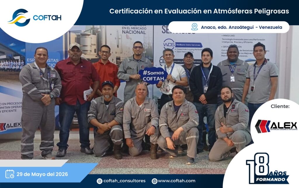 Certificación en Evaluación de Atmósferas Peligrosas