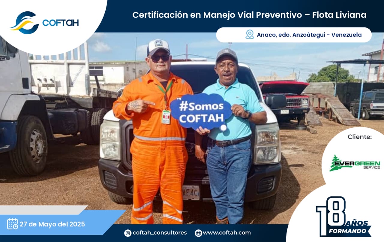 Lee más sobre el artículo Certificación en Manejo Vial Preventivo – Flota Liviana en EVERGREEN SERVICE