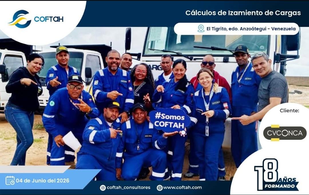 Lee más sobre el artículo Cálculos de Izamientos de Cargas en CVCONCA