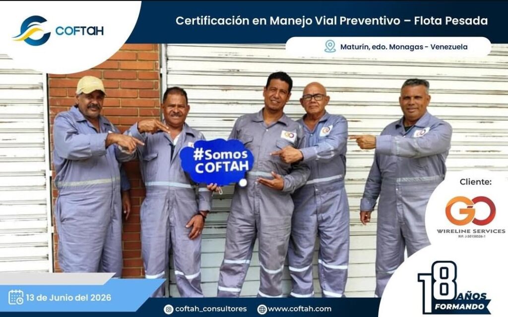 Certificación en Manejo Vial Preventivo – Flota Pesada
