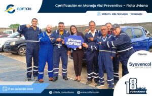 Certificación en Manejo Vial Preventivo – Flota Liviana