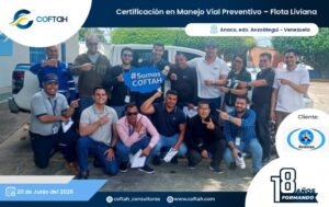 Certificación en Manejo Vial Preventivo – Flota Liviana