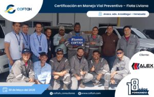 Certificación en Manejo Vial Preventivo – Flota Liviana