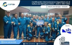 Certificación Internacional con el Sulfuro de Hidrógeno H2S – ANSI Z-390.1 2024