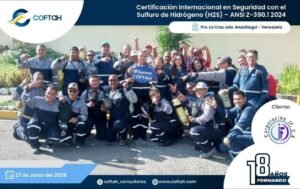 Certificación Internacional con el Sulfuro de Hidrógeno H2S – ANSI Z-390.1 2024