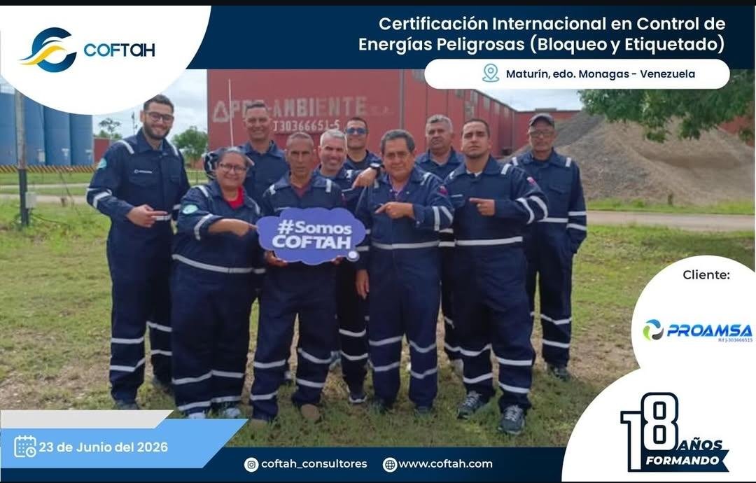 Lee más sobre el artículo Certificación Internacional en Control de Energías Peligrosas (Bloqueo y Etiquetado) ANSI/ASSP Z244.1-20 en PROAMSA