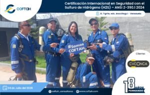 Certificación Internacional con el Sulfuro de Hidrógeno H2S – ANSI Z-390.1 2024
