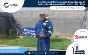 Certificación Internacional con el Sulfuro de Hidrógeno H2S – ANSI Z-390.1 2024