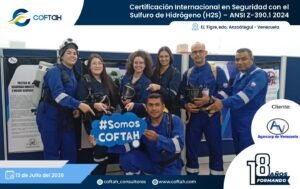 Certificación Internacional con el Sulfuro de Hidrógeno H2S – ANSI Z-390.1 2024