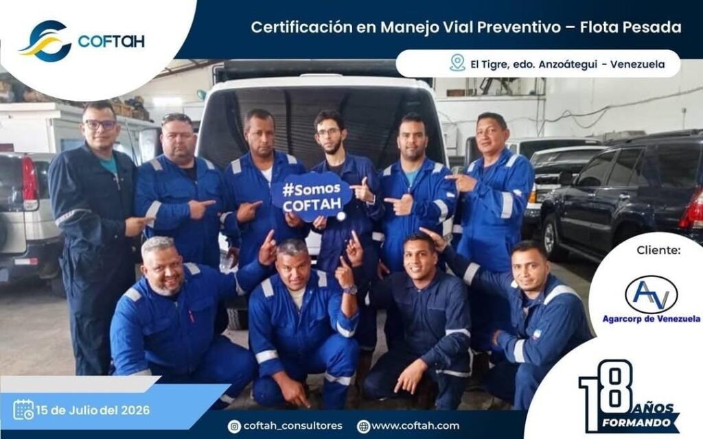 Certificación en Manejo Vial Preventivo – Flota Pesada