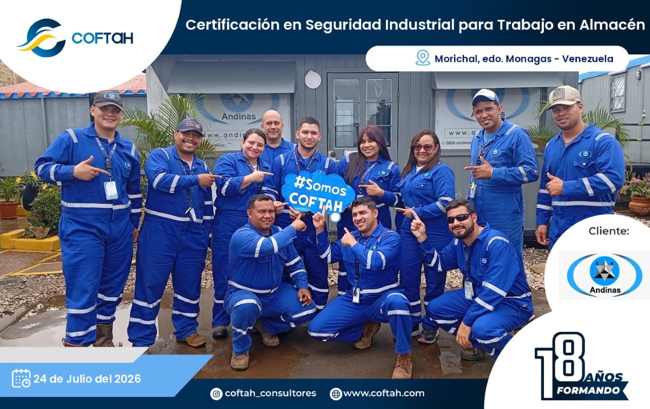 Lee más sobre el artículo Certificación en Seguridad Industrial para Trabajos en Almacén en ANDINAS
