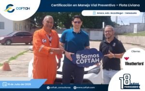 Certificación en Manejo Vial Preventivo – Flota Liviana