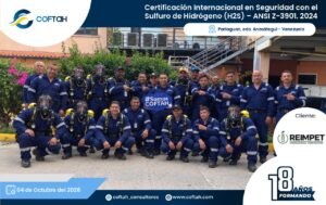 Certificación Internacional con el Sulfuro de Hidrógeno H2S – ANSI Z-390.1 2024