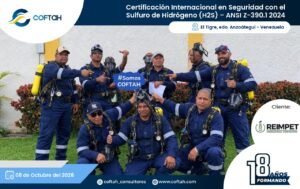 Certificación Internacional con el Sulfuro de Hidrógeno H2S – ANSI Z-390.1 2024
