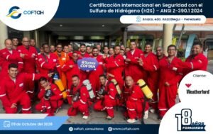 Certificación Internacional con el Sulfuro de Hidrógeno H2S – ANSI Z-390.1 2024