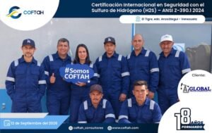 Certificación Internacional con el Sulfuro de Hidrógeno H2S – ANSI Z-390.1 2024