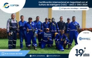 Certificación Internacional con el Sulfuro de Hidrógeno H2S – ANSI Z-390.1 2024