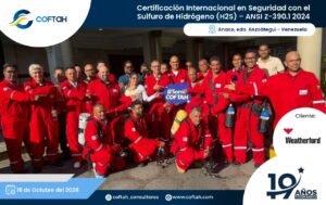 Certificación Internacional con el Sulfuro de Hidrógeno H2S – ANSI Z-390.1 2024