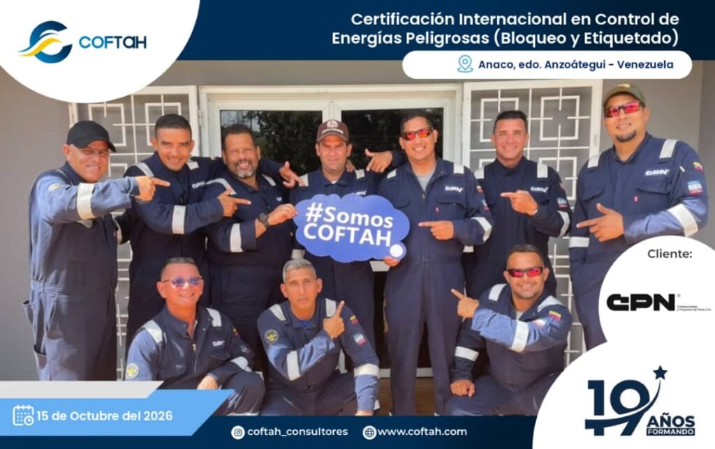 Certificación Internacional en Control de Energías Peligrosas (Bloqueo y Etiquetado) ANSI/ASSP Z244.1-20