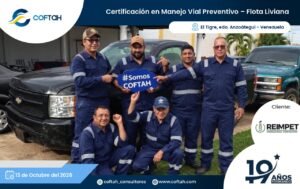 Certificación en Manejo Vial Preventivo - Flota Liviana