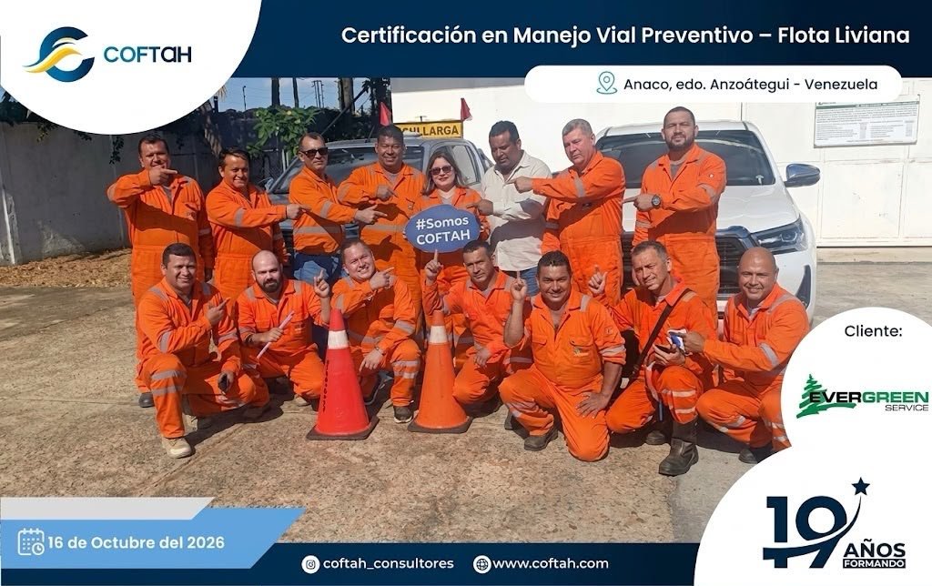 Certificación en Manejo Vial Preventivo - Flota Liviana