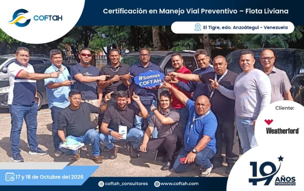 Certificación en Manejo Vial Preventivo - Flota Liviana