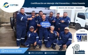 Certificación en Manejo Vial Preventivo - Flota Pesada