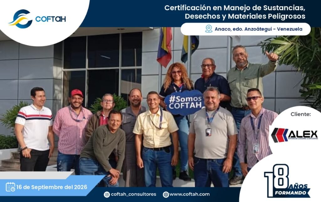 Certificación en Manejo de Sustancias, Desechos y Materiales Peligrosos