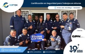 Certificación en Seguridad para Trabajos en Alturas