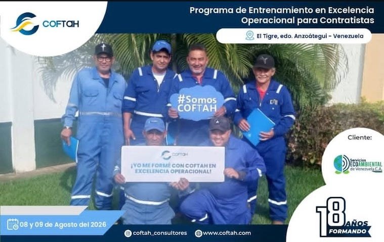 Programa de Entrenamiento en Excelencia Operacional para Contratistas