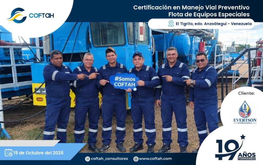 Certificación en Manejo Vial Preventivo – Flota Equipos Especiales